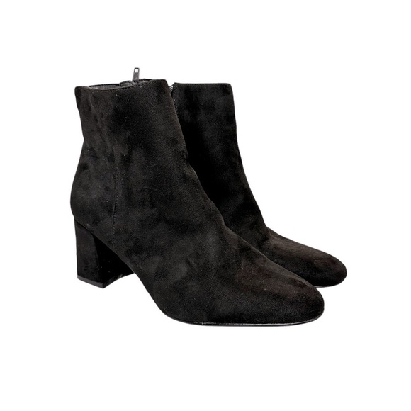 Chinese Laundry Daria Block Heel Black Suede Bootie Women’s Size 8.5 - Picture 2 of 9